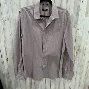 Paul Smith Made In Italy Kemsington Red Plaid Gingham Button Up Shirt 16.5/42